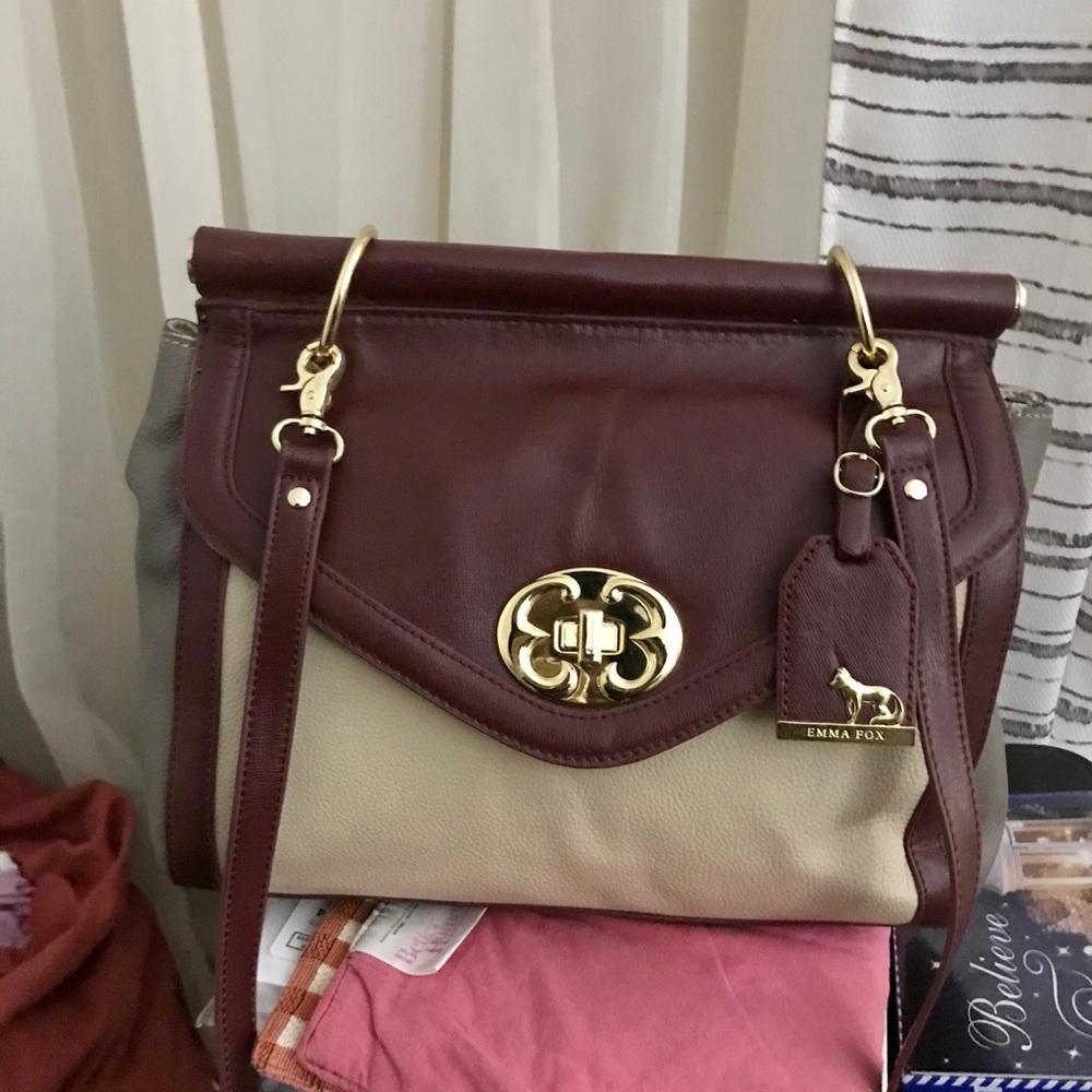Emma Fox Genuine leather handbag